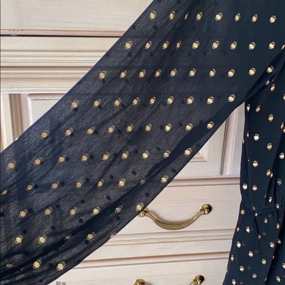 NWT Foil dot tiered dress - Picture 4 of 7